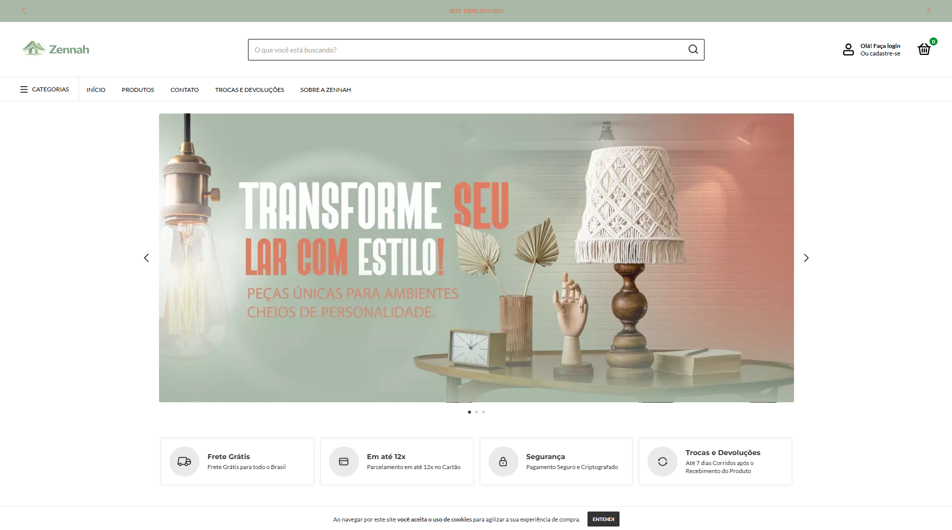 Preview do Site Principal